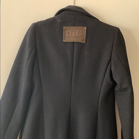 D&G Dolce & Gabbana long Wool coat - Picture 5 of 7